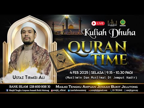🔴 [🅻🅸🆅🅴] QURAN TIME : 04 FEBRUARI 2025 (SELASA)